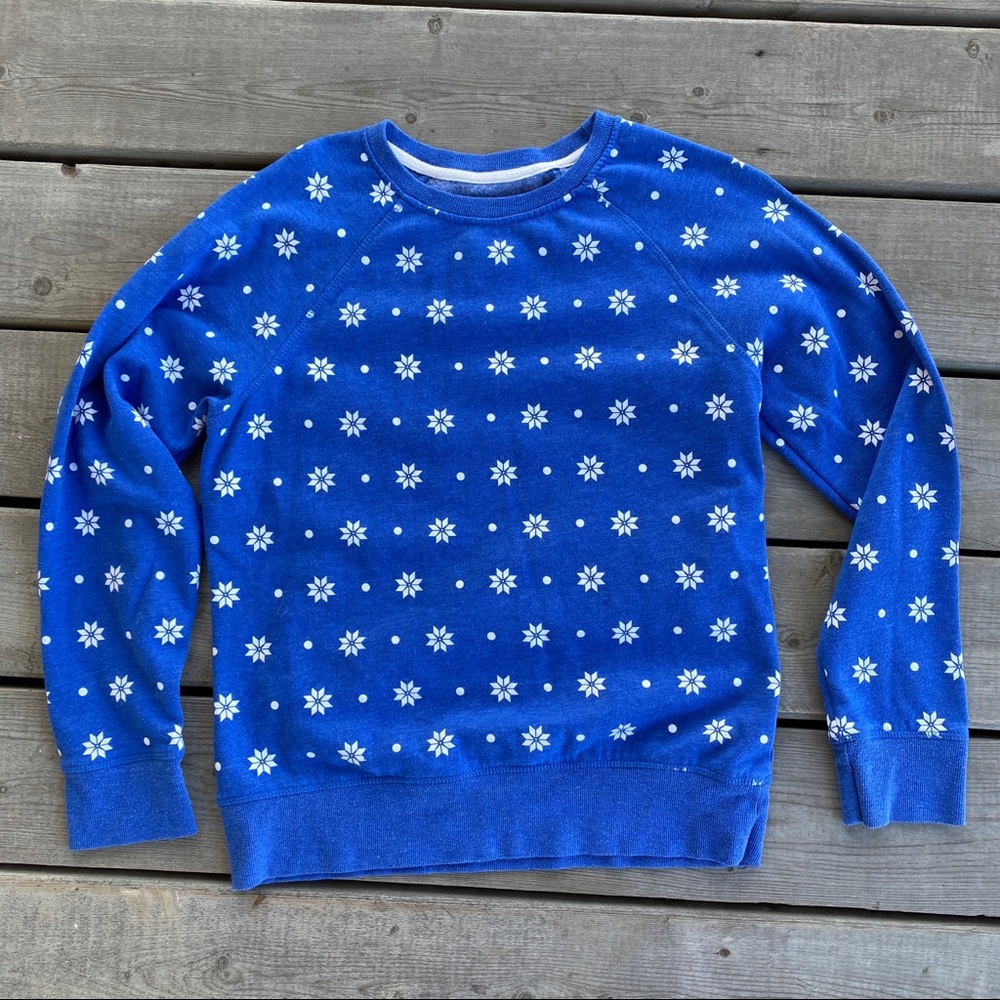 2/$30 || Campus Crew Geometric Crewneck